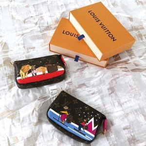 LV 2018 Christmas Animation Mini Pochette